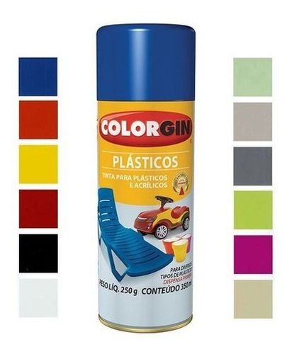 Tinta Colorgin P/ Cadeira De Plástico - Verde Natureza 1508