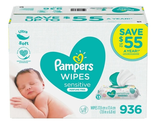 Pampers Toallitas Húmedas Para Bebé Sensitive 936pz