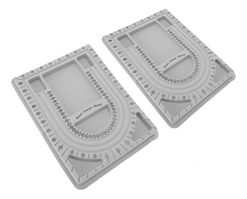 Brazalete Bead Mat, 2 Unidades, Brazalete Gris Flocado