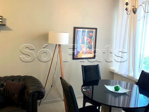 Imagem 6 de 15 de Apartamento Duplex Com Serviço De Lavanderia 1 Dorm 50m². - Sf32198