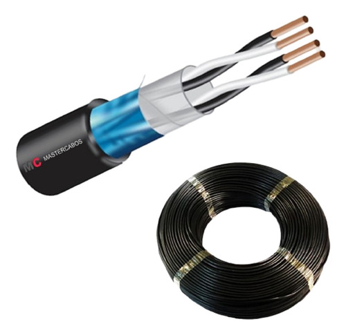 Cabo Sinal 2 Pares Instrumentação 4x1,5 Mm2 Shield Blindado