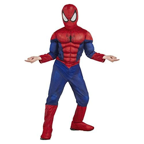Disfraz De Spider-man Definitivo Pecho Musculoso Niños