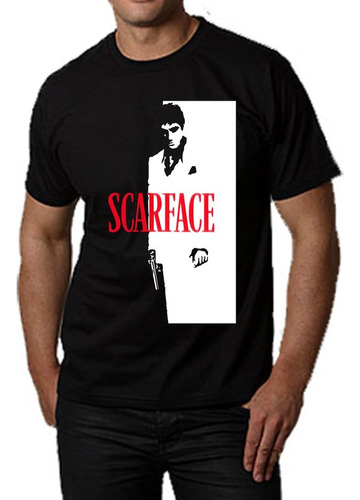 Camiseta Tony Montana, Playera Al Pacino Gangser Mafia Belic