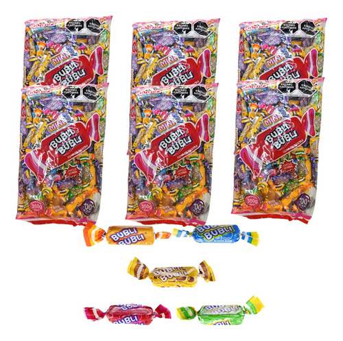 Mini Bubli Bubli 1200pz 4.2kg Goma Mascar Chicle Bomba