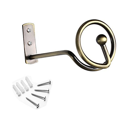 Sujetador De Cortinas Bronce - Juego De 4 Ganchos Sujet...