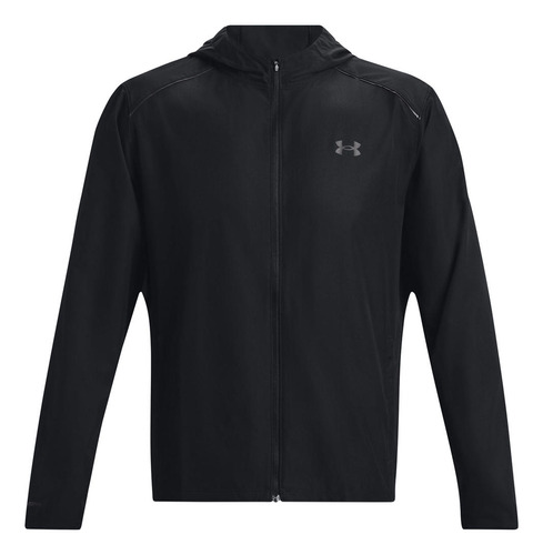 Chaqueta Training Con Capucha Storm Run Negro Hombre