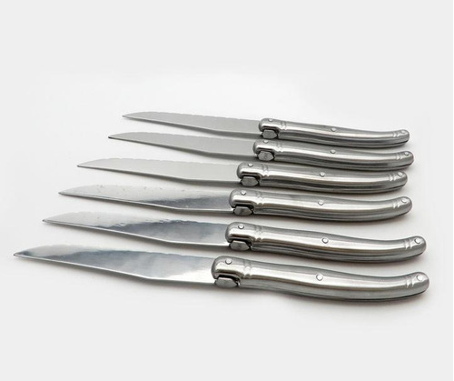 Set De 6 Cuchillos Carne Montp. Acero Inox