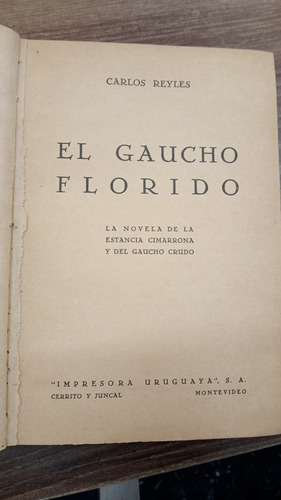 El Gaucho Florido - Carlos Reyles