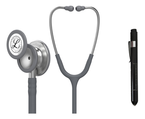 Estetoscopio Littmann Classic 3 Gris + Linterna