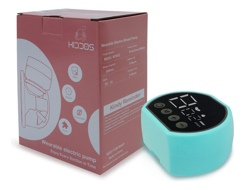 Extractor De Leche Automático KIDDOS Eléctrico Portátil Cómodo Practico Invisible, Para Viaje Compacto Ligero Ergonómico Silencioso Saca Leche Color Azul