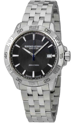 Reloj Raymond Weil Tango Cuarzo Esfera Gris Hombre Boleta Color de la correa Plateado Color del bisel Plateado