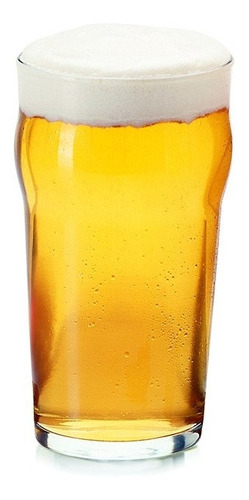 Pub Juego De 6 Vasos De Vidrio Soplado Para Agua Cerveza Color Transparente