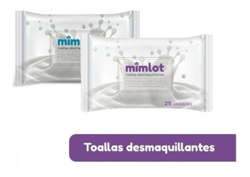 Imagen 2 de 3 de Set De 4 Toallitas Húmedas Desmaquillante