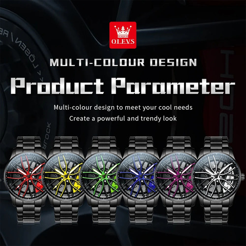 Relojes Luminosos De Cuarzo Inoxidable Olevs 9937