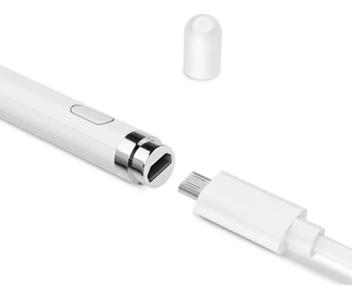 Imagen 6 de 9 de Lápiz Capacitivo Punta Fina Rígida Para Celular Tablet iPad