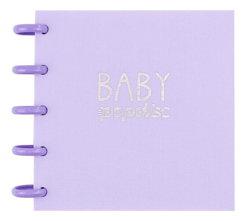 Caderno Baby Gr Pontilhado Lilás Marshmallow 90g/m2 Pop Disc