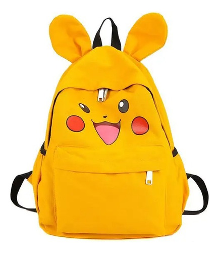 Mochila Pikachu Pokemon Infatil Escolar Paseo
