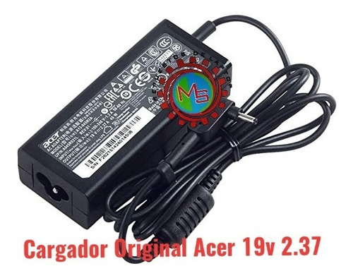 Imagen 1 de 1 de Cargador Acer Original 19v 2.37a
