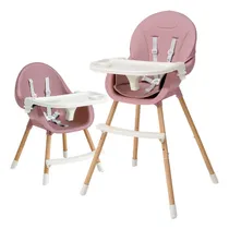 Comprar Silla Alta De Comer Periquera Bebé Ajustable 4 En 1 Premium Color Rosa Silla Periquera 4 En 1
