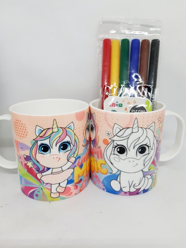 Tazas Mágicas Pintas Lavas Y Volver A Pintar