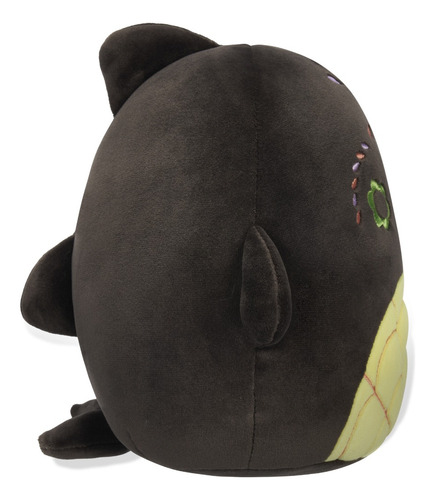 Peluche Oceana Tiburon Día De Muertos Squishmallows 15cm Negro
