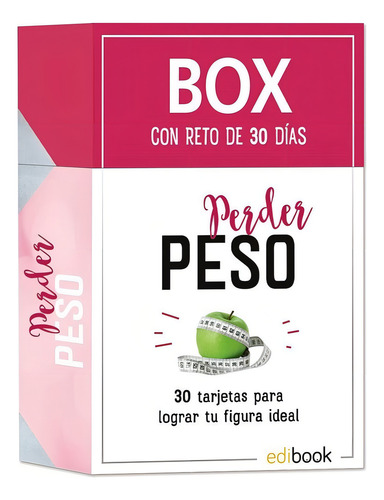Box Con Reto De 30 Dãâas- Perder Peso, De Aa.vv.. Editorial Edibook En Español