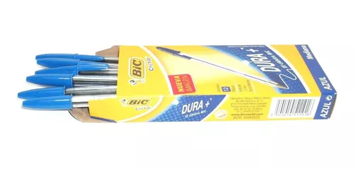 Bolígrafo Bic Cristal Fino Negro 12pz, Bolígrafos