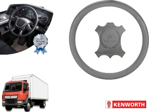 Cubrevolante Gris Trailer Truck Piel Kenworth K270 2013