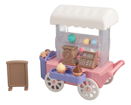 Carrinho De Brinquedos Para Caminhão De Sorvete, Macio, Alim