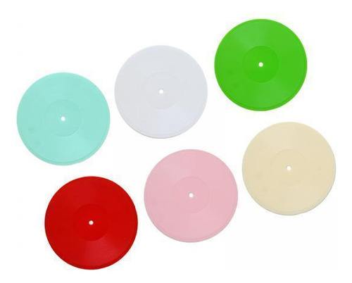 3 Modelo De Discos En Miniatura Para Casa De Color Sólido