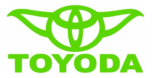 Toyoda [pick Any Color] Star Wars Yoda Vinyl Transfer Sticke