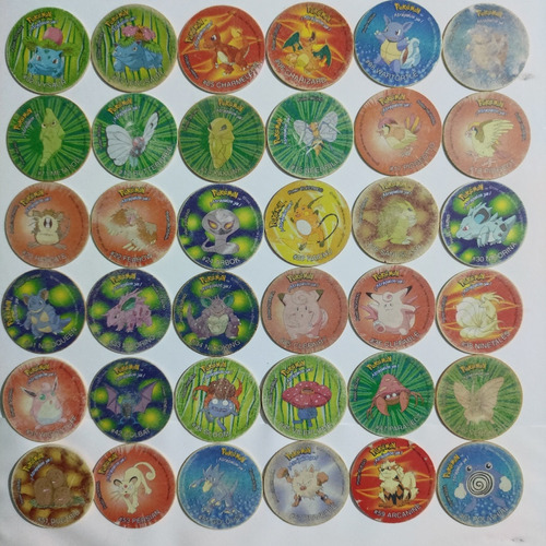 Colección 100 Tazos Pokémon 2 Segunda Generación Completa