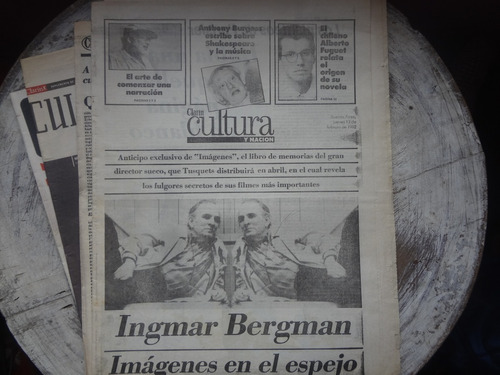 Clarin Cultura 1992 Igmar Bergman Burgess Fuguet Duras Piña