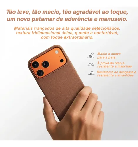 Capa Capinha Techwoven Para Iphone 17 Pro Max Com Magsafe