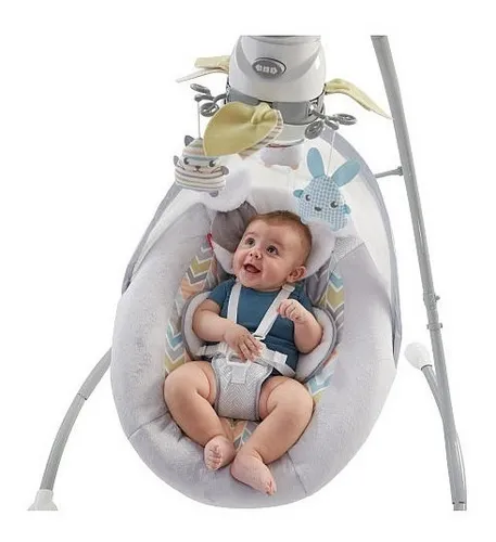 Oferta! Columpio Para Bebe Fisher Price Mecedora Gris Nuevo