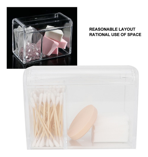 Polvo De Maquillaje Para Almacenamiento De Bastoncillos De A