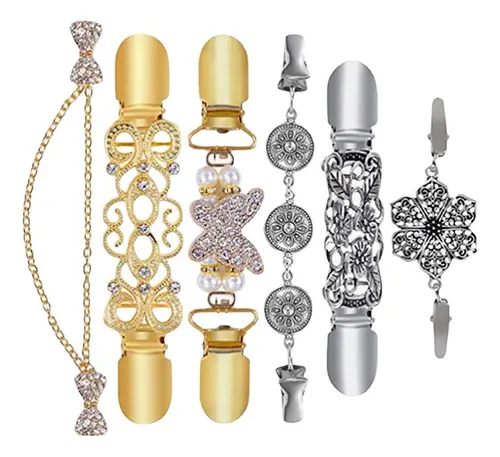 Clips Para Ropa Con Forma De Mariposa, Cárdigan, Cuello, Vin