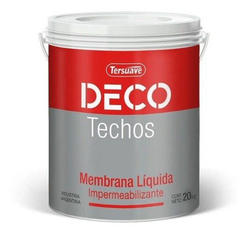 Membrana Liquida Impermeabilizante Tersuave Deco Techos 20kg