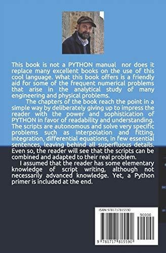 Book : Python Recipes For Engineers And Scientists Scripts.