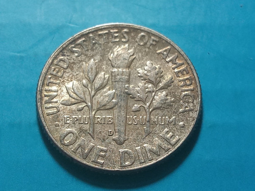 Moeda Usa 1 One Dime 1964 D Prata (Usado)