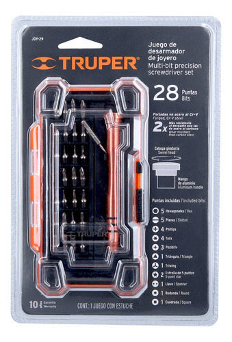 Desarmador Para Reparacion Presicion + Puntas Joyero 14160