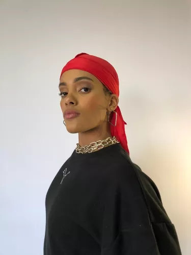 TOUCA DURAG PARA WAVES E PROTEGER TRANÇA BANDANA ANTI FRIZZ