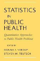 Statistics In Public Health  Quantitative Approaches Taqwe