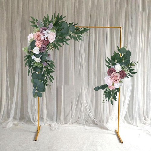 Decoración De De Flores Artificiales Hechas A Mano Tarjeta