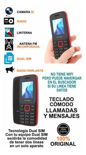 Imagen 3 de 10 de Celular Con Botones Ideal Para Mayores Liberado