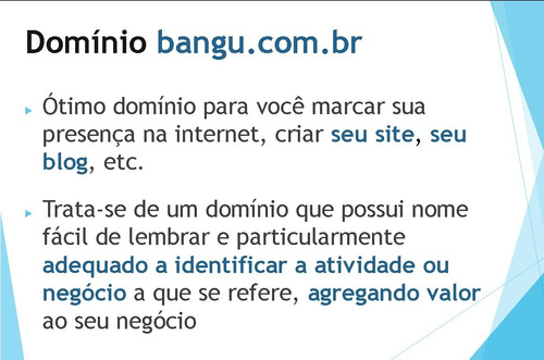 Domínio Bangu Com Br