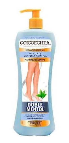 Goicoechea Crema Efecto Doble Mentol Detox 400 Ml