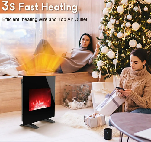 Chimenea Eléctrica Lifeplus 66.04cm Combina 10 Colores 1500w