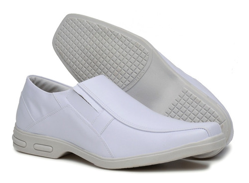 Sapato Branco Enfermagem Masculino Confortavel Resistente Mercadolivre