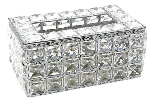 Cubierta Para Caja De Pañuelos De Cristal
